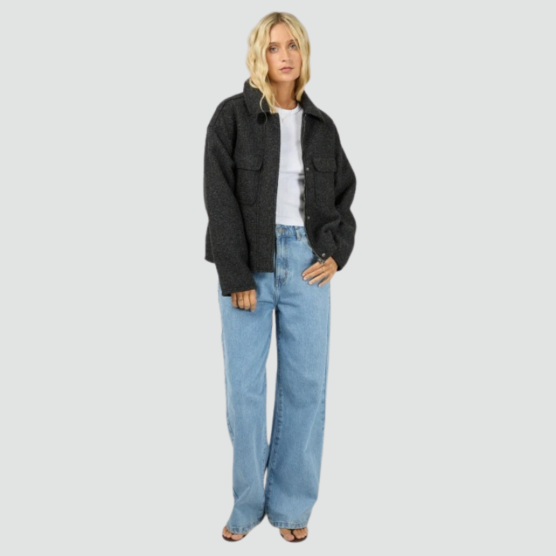Lane Jacket Washed Black