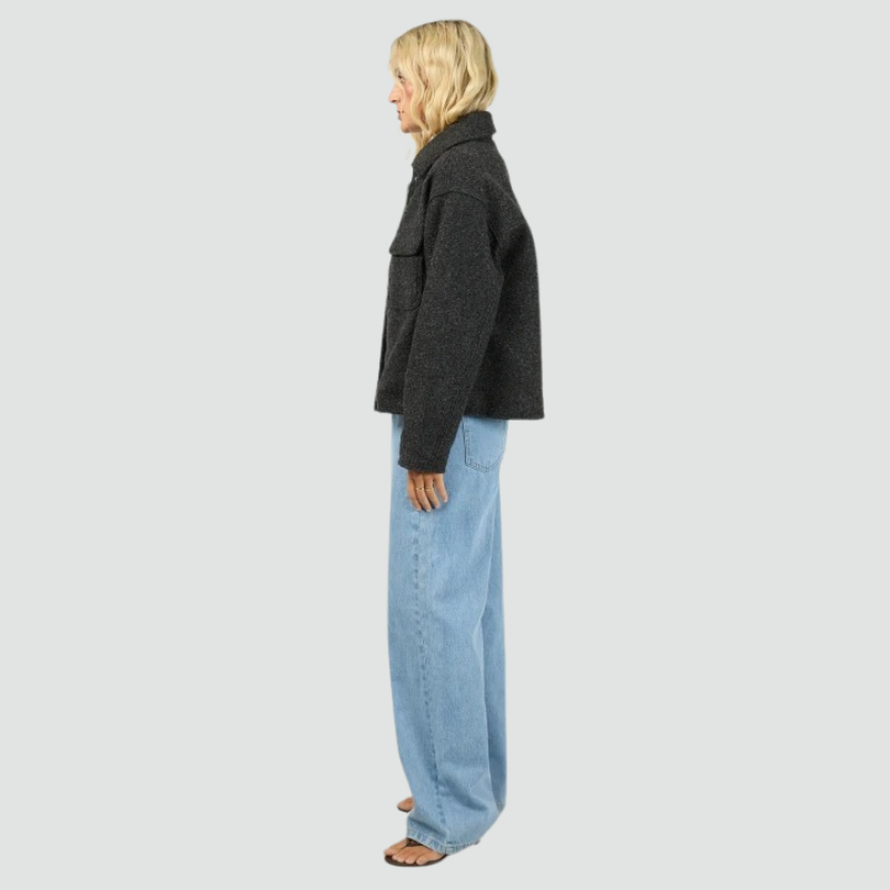Lane Jacket Washed Black