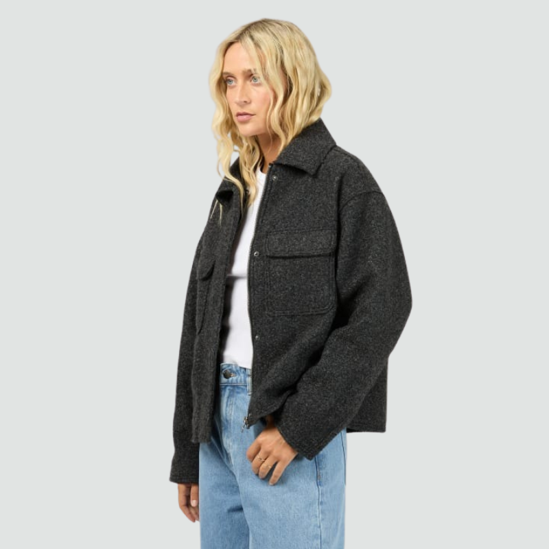 Lane Jacket Washed Black