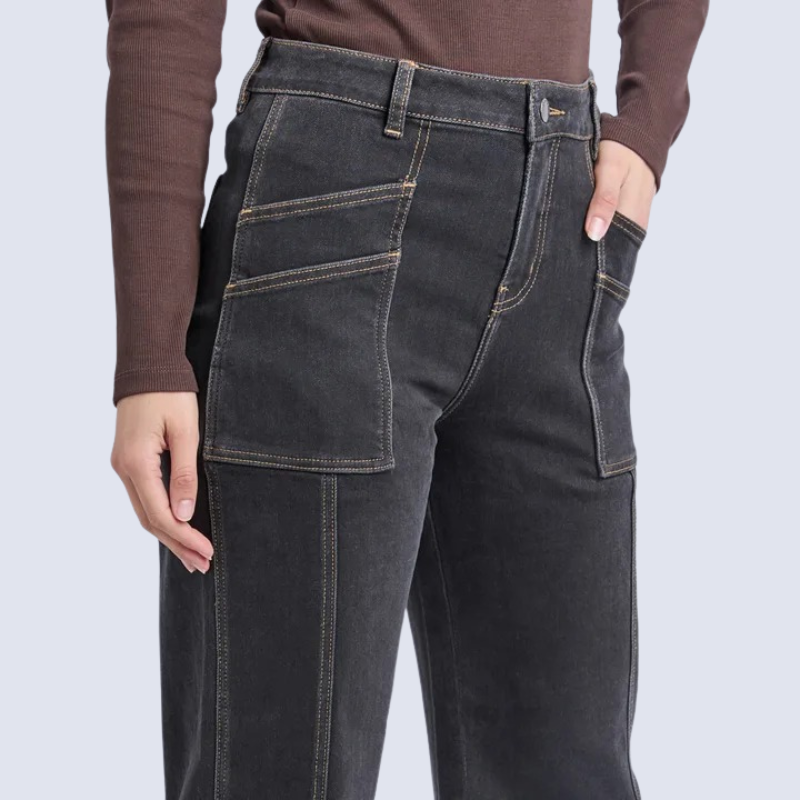 Balmy Jean - Washed Black