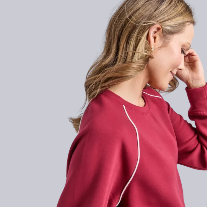 Sabine Crew Maroon