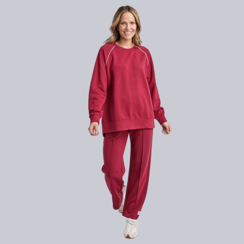 Sabine Crew Maroon
