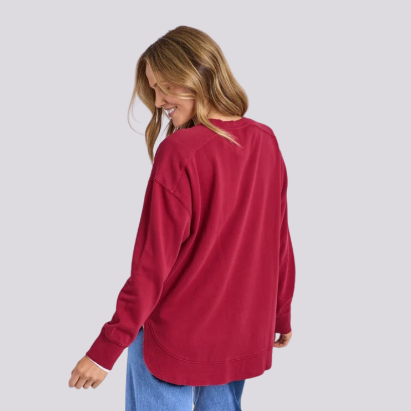 Established Crew Maroon