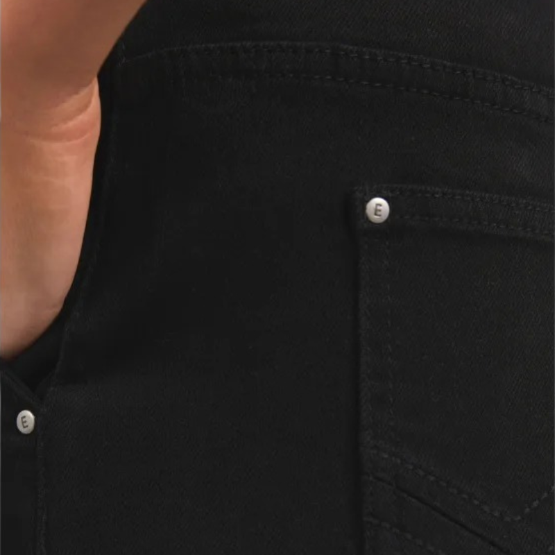 Izzy Wide Leg Jean Black