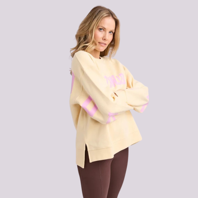 Interval Crew Lemon/Pink