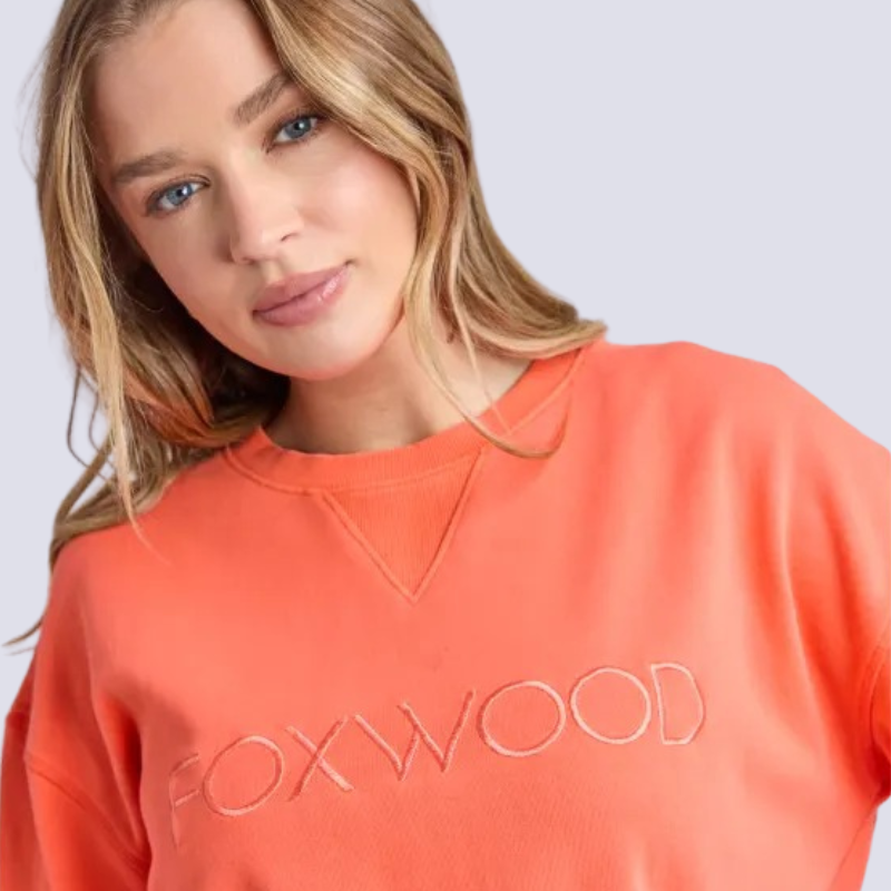Simplified Crew -Orange/ Red