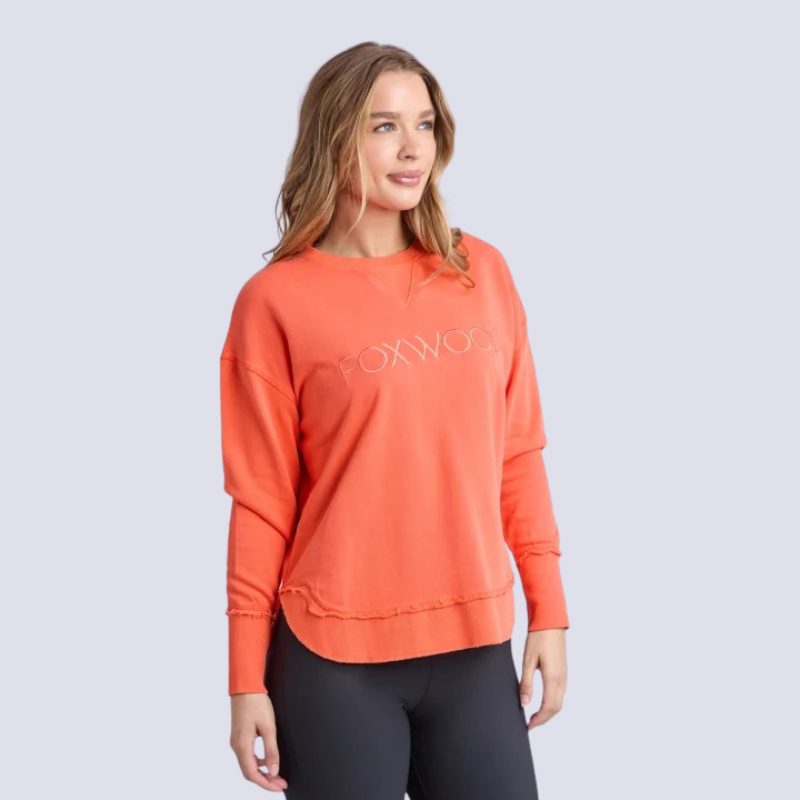 Simplified Crew -Orange/ Red
