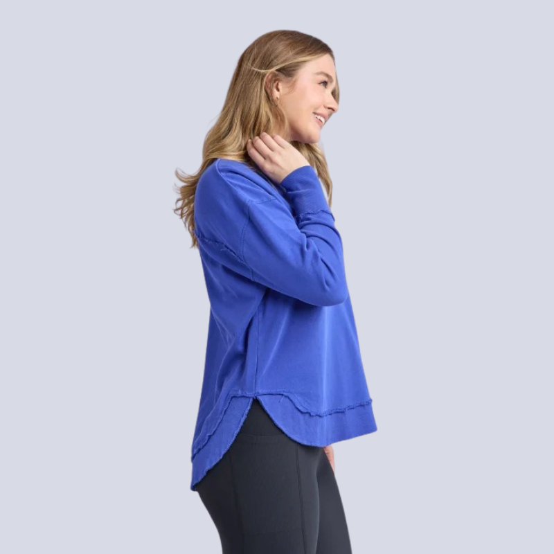 Simplified Crew Dazzling Blue
