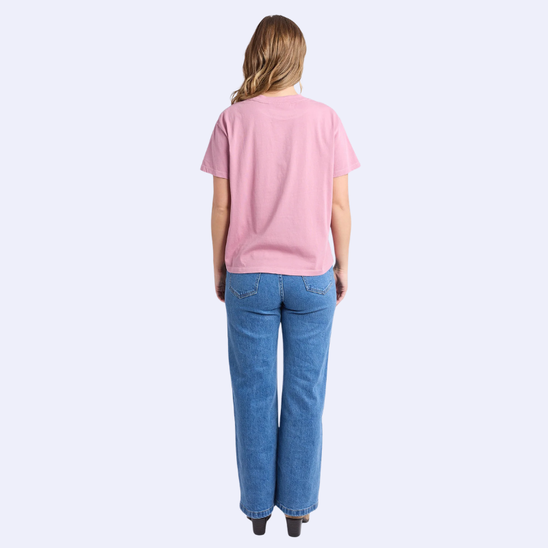 Bandit Tee - Rosewood Pink