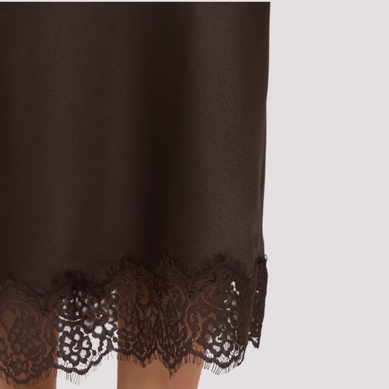 Hava Lace Skirt Coffee 12
