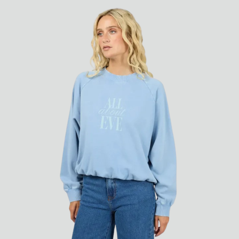 Flynn Washed Box Raglan Crew