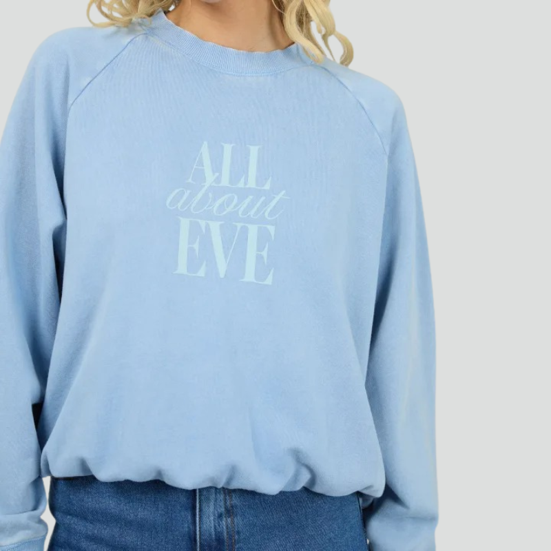 Flynn Washed Box Raglan Crew