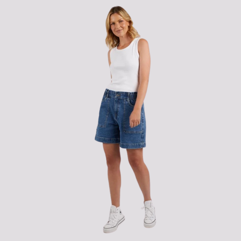 Atlas Denim Short - Dark Blue