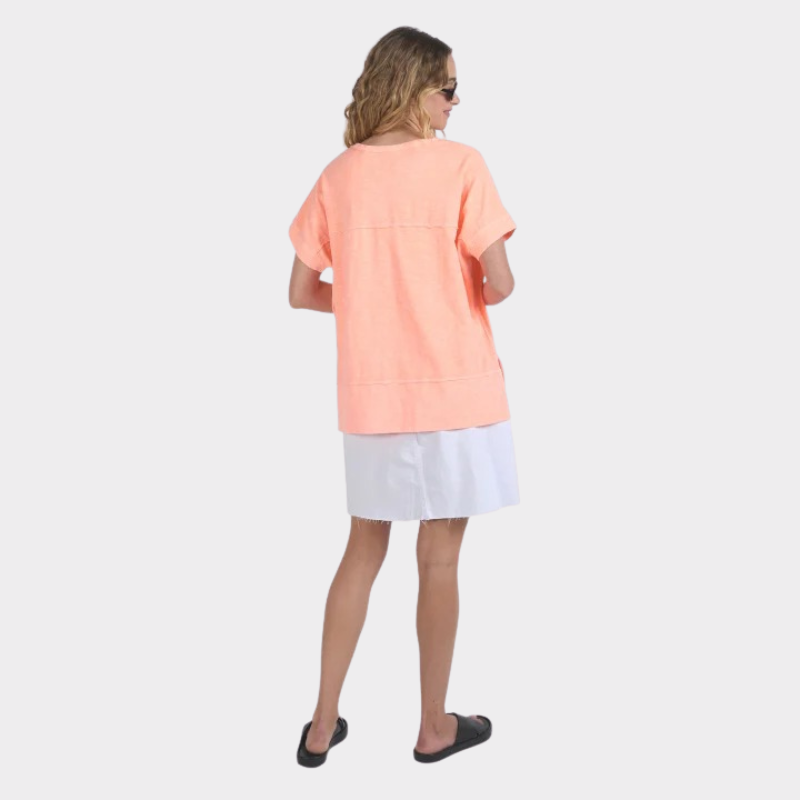 Allison Tee - Neon Peach
