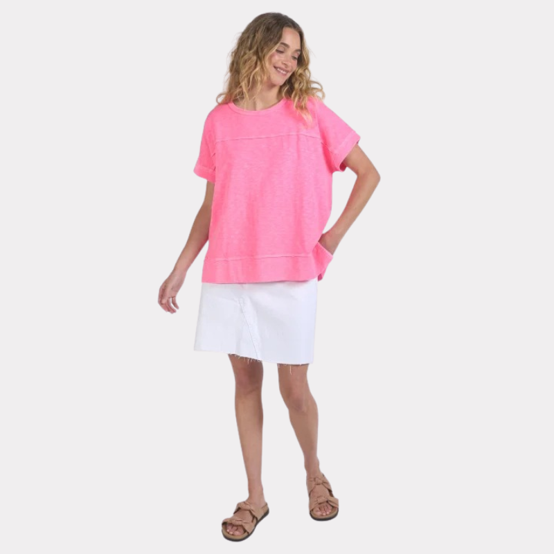 Allison Tee - Neon Rose