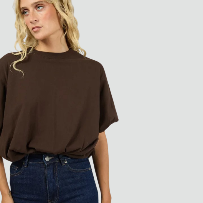 Icon Bubble Tee Brown 18