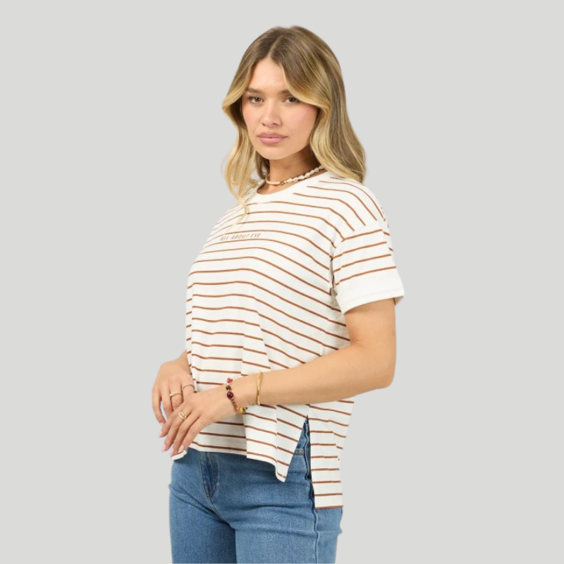 Washed Stripe Tee 8