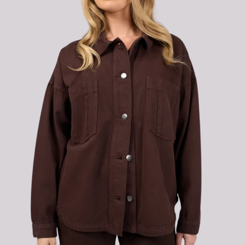 Dale Shacket Brown