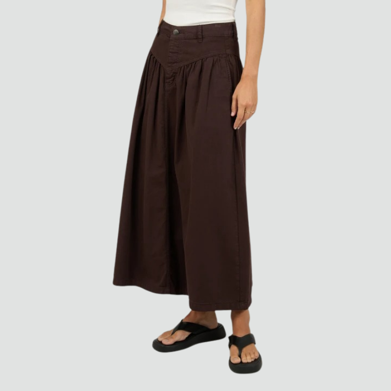 Arlo Maxi Skirt Chocolate
