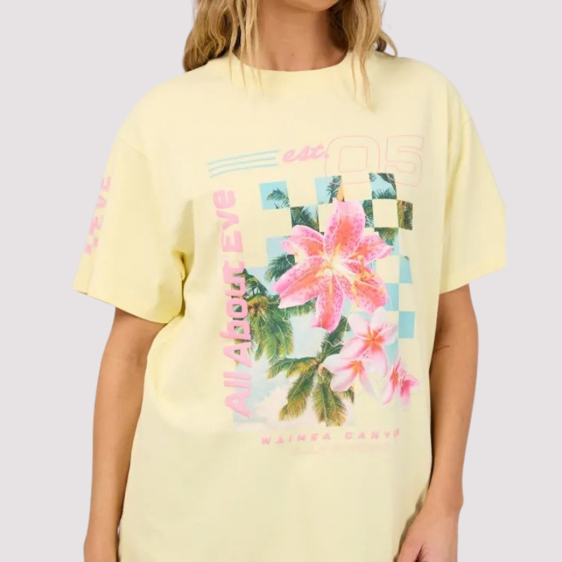 Canyon Relaxed Tee - Lemon