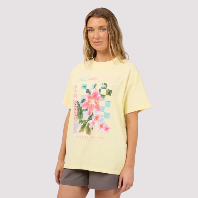 Canyon Relaxed Tee - Lemon