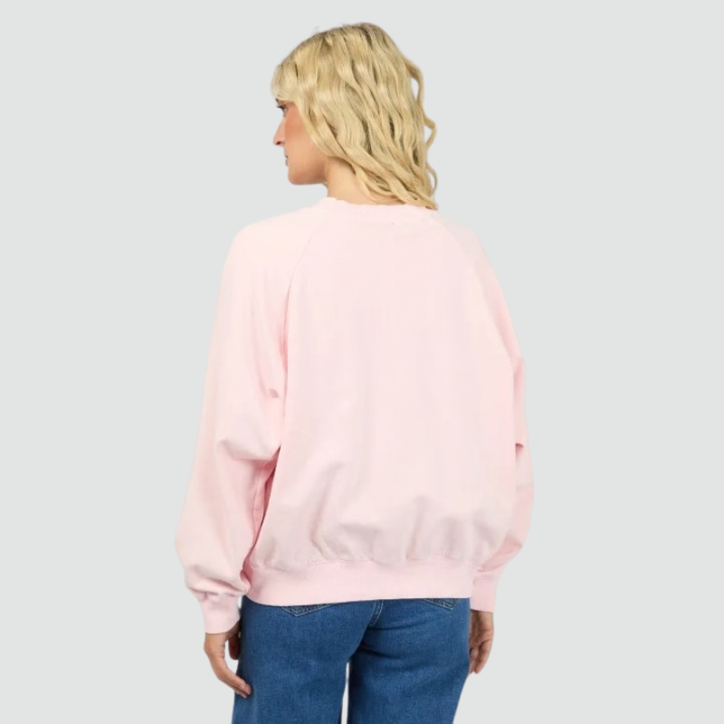 Flynn Washed Box Raglan Crew