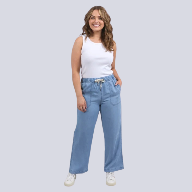 Payton Chambray Pant - Blue Wash