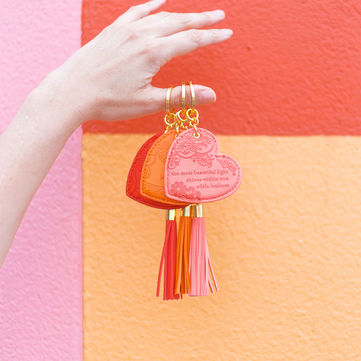 Luxe Key Chain - Scarlett Red