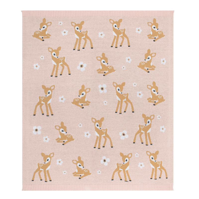Whimsical Baby Blanket Fawn