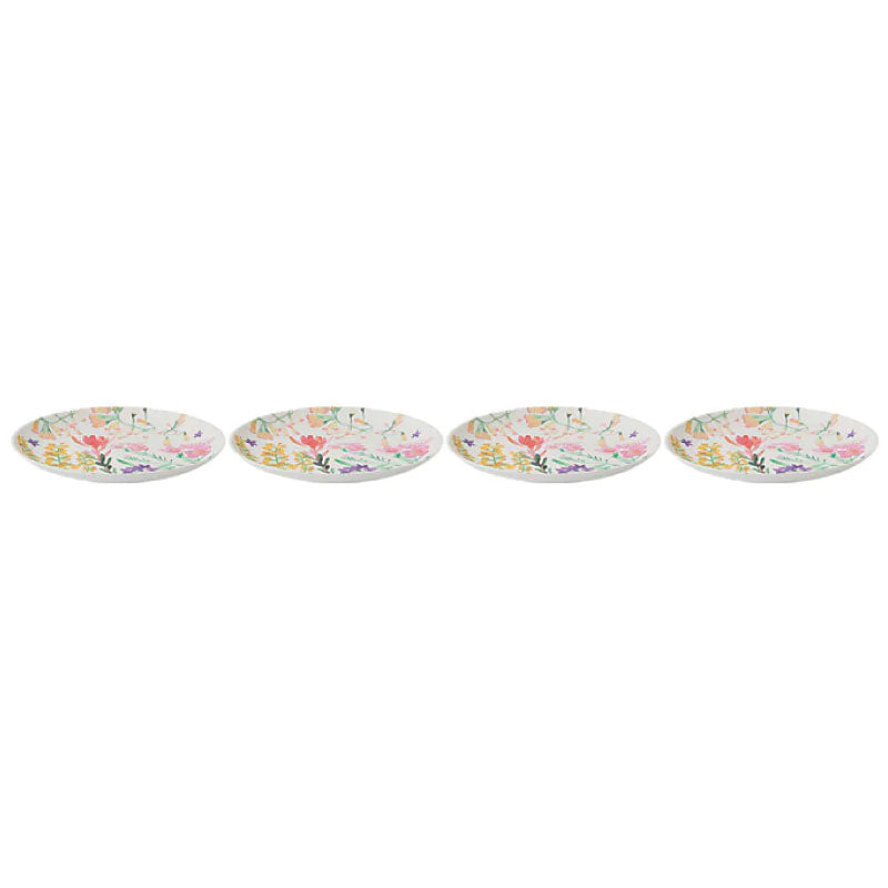 Wildflowers Bamboo Plate 25.5cm Set of 4