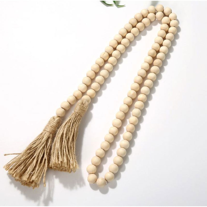 Wood Beads Natural Garland