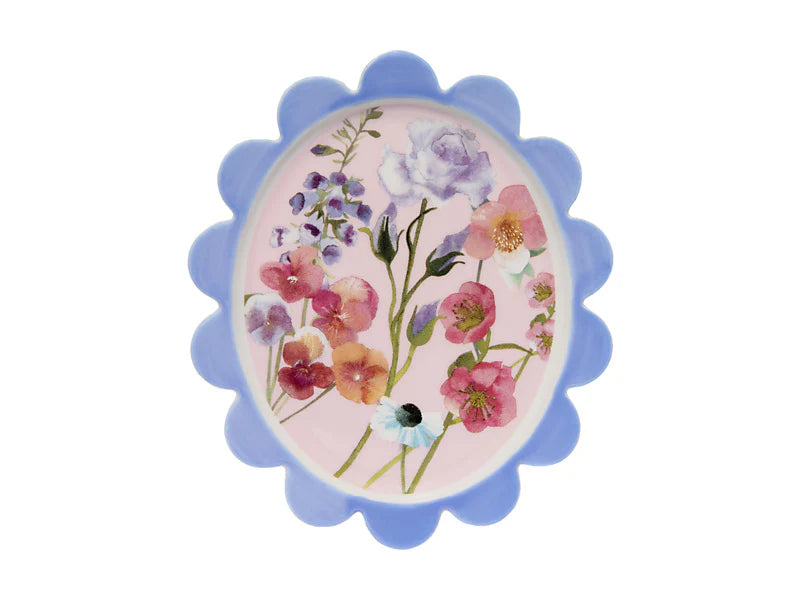 Affection Trinket Dish 13cm Blue Gift Boxed
