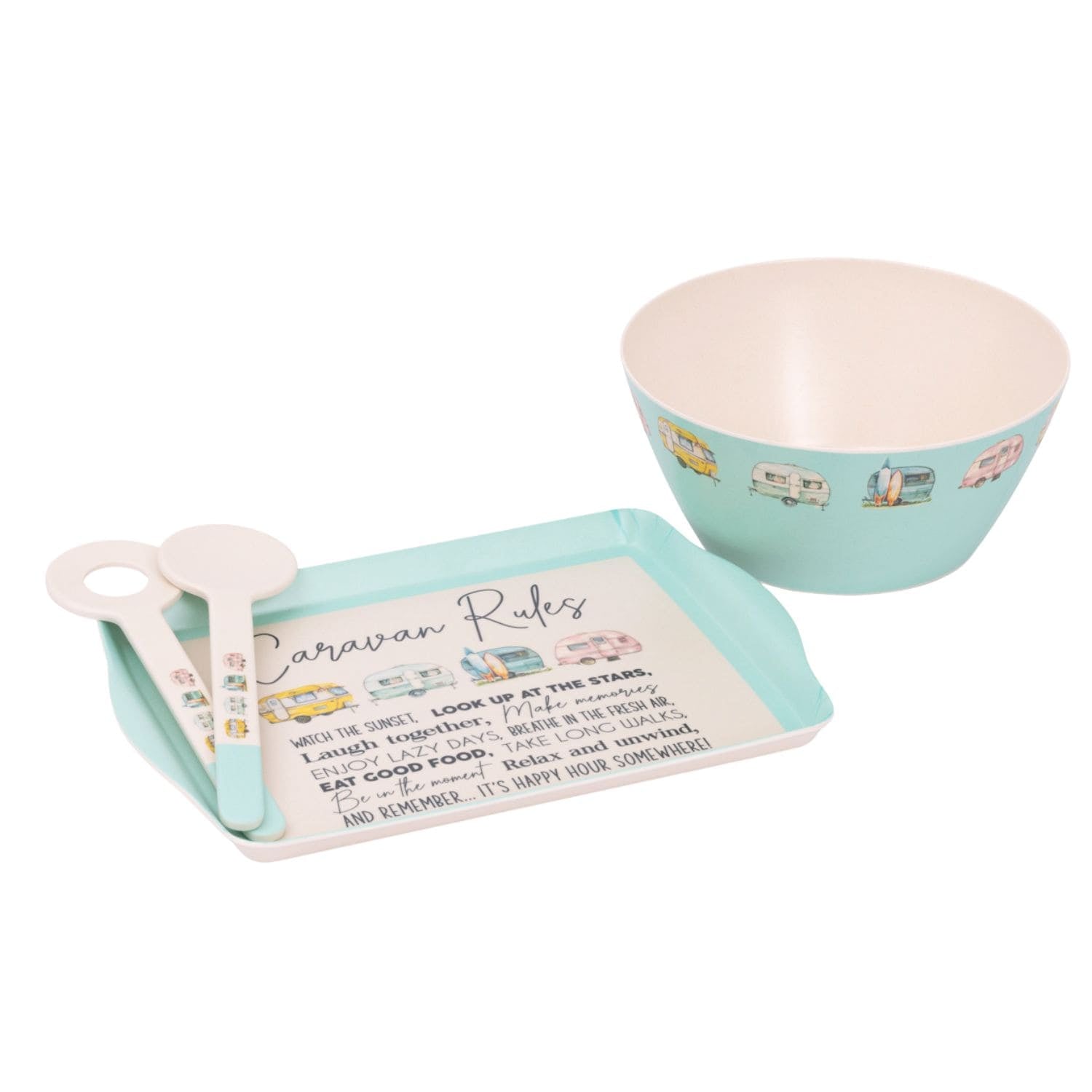 Caravan Bamboo Melamine Salad Servers