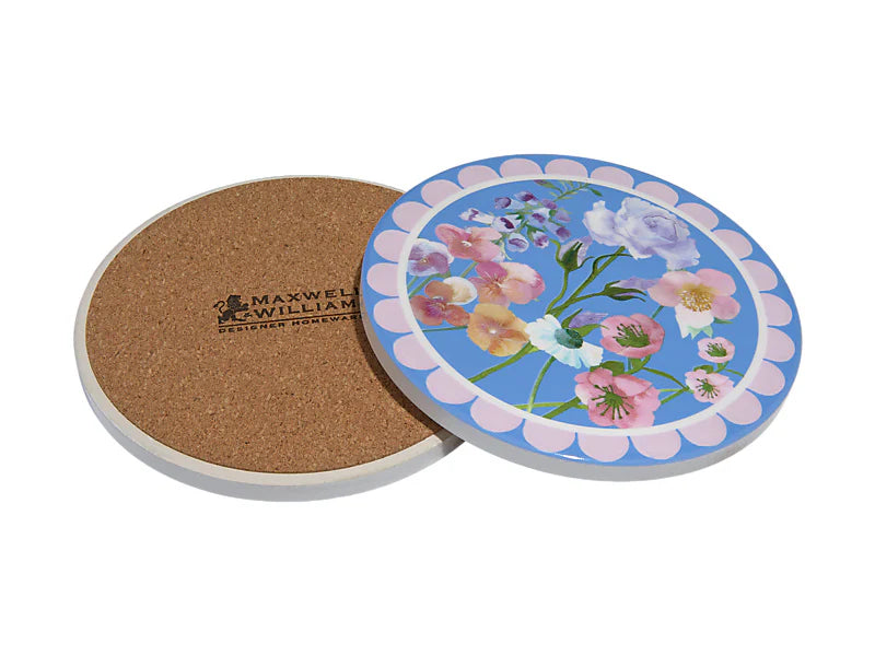 Affection Ceramic Coaster 10cm Set of 4 Assorted Gift Boxed