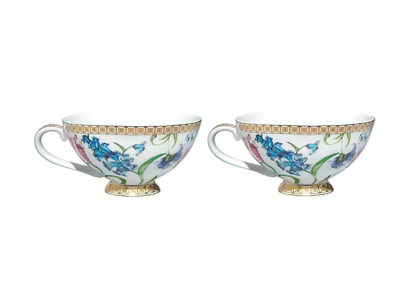 Estelle Michaelides Mystique Demi Cup & Saucer 90ML Set of 2 Gift Boxed