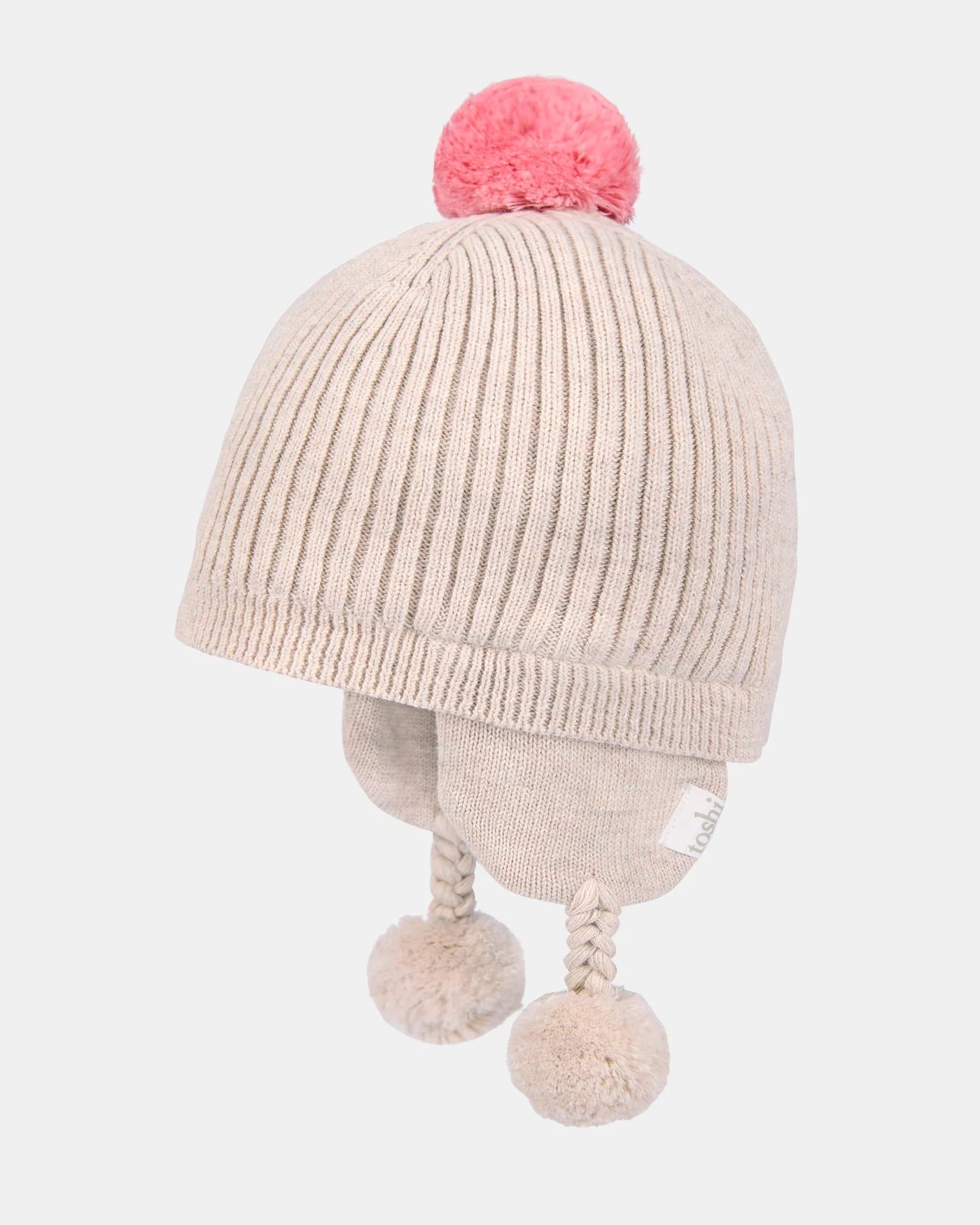 Organic Earmuffs Bobby/Oatmeal /M