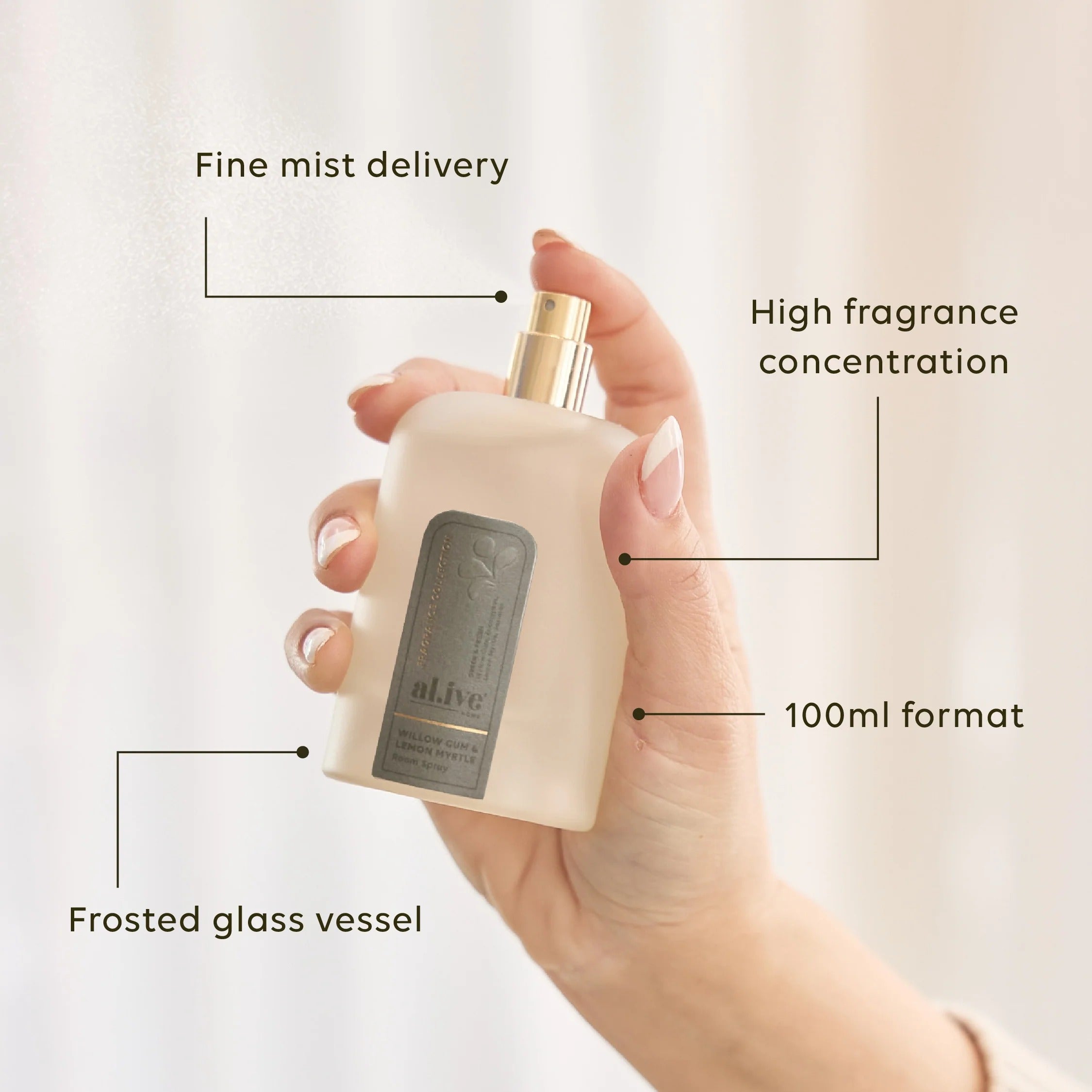 Willow Gum & Lemon Myrtle Room Spray