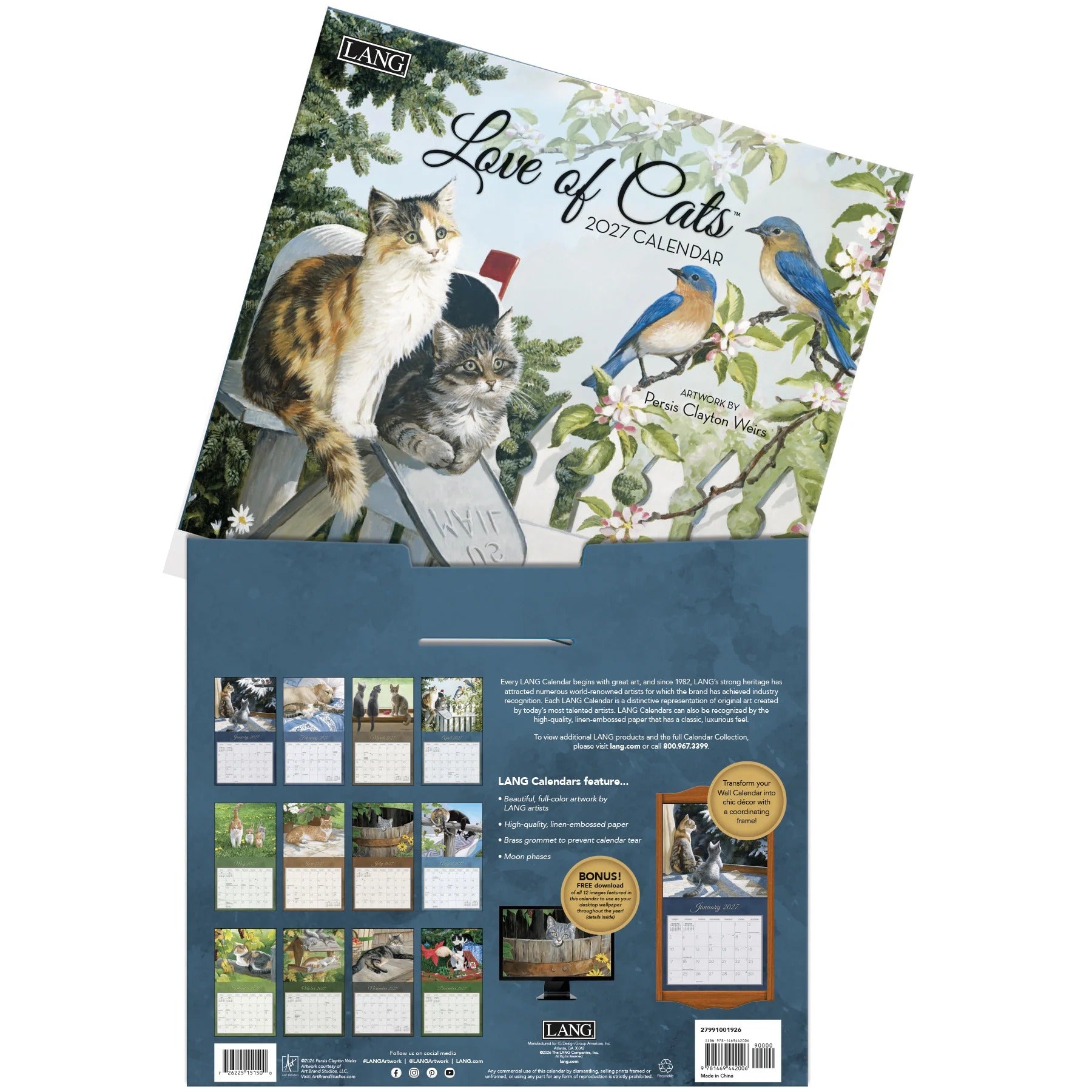 Cats We Love 2027 Calendar
