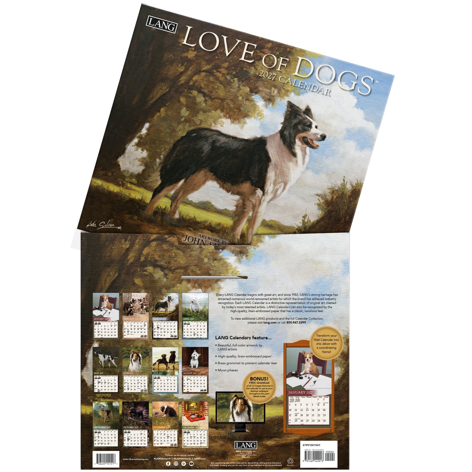 Dogs We Love 2027 Calendar