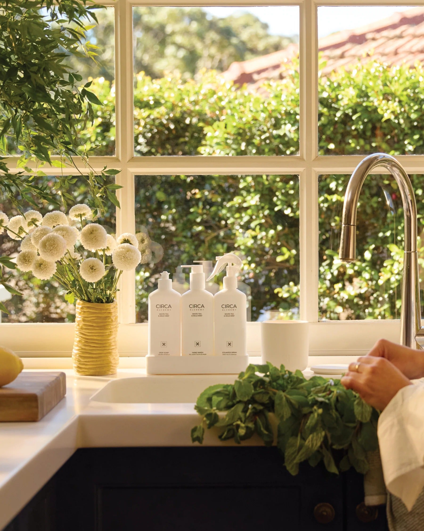White Tea & Wild Mint Kitchen Trio 900ml