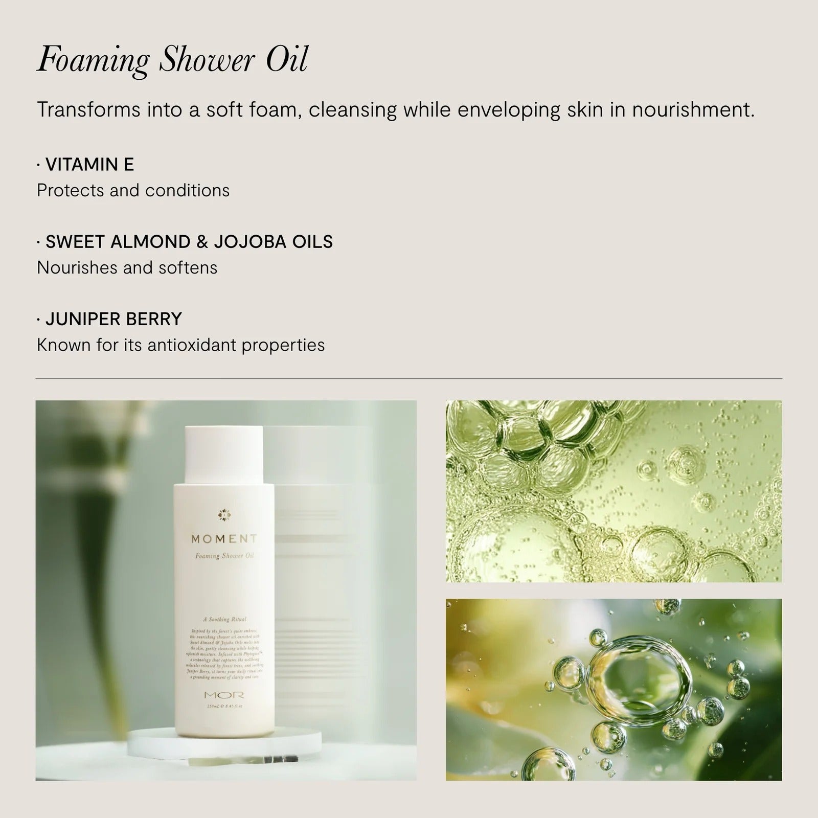 Moment Foaming Shower Oil
