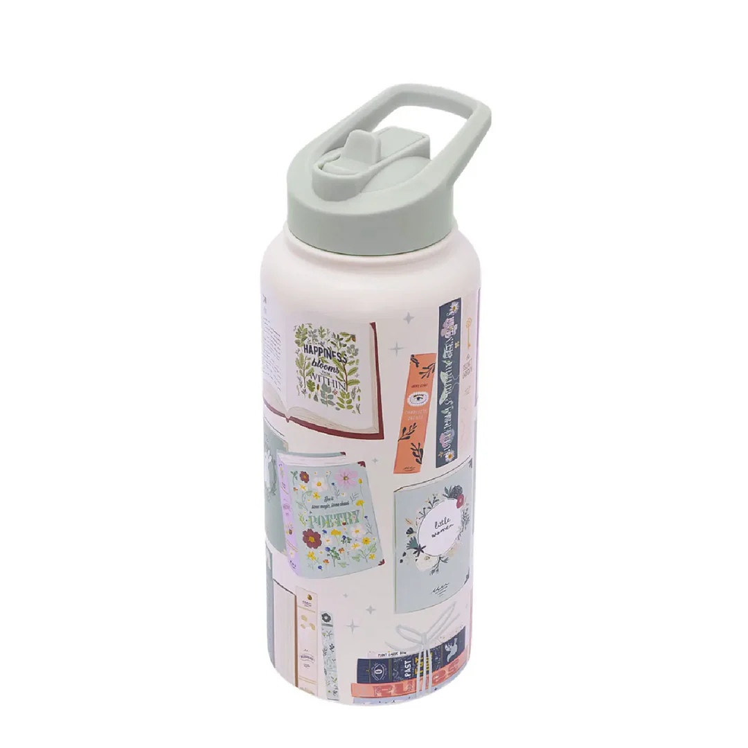 Forever Booked Insulated Drink Bottle