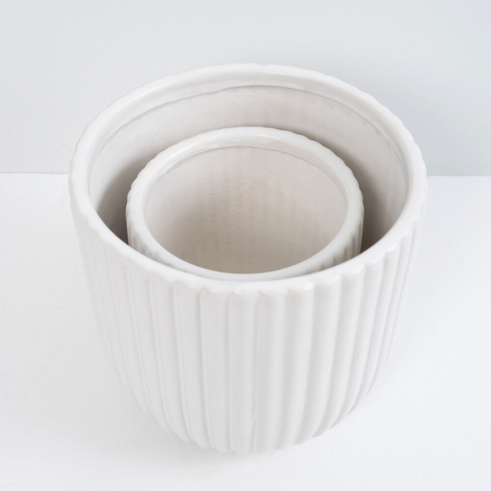 Exotic Set Of 2 Planters