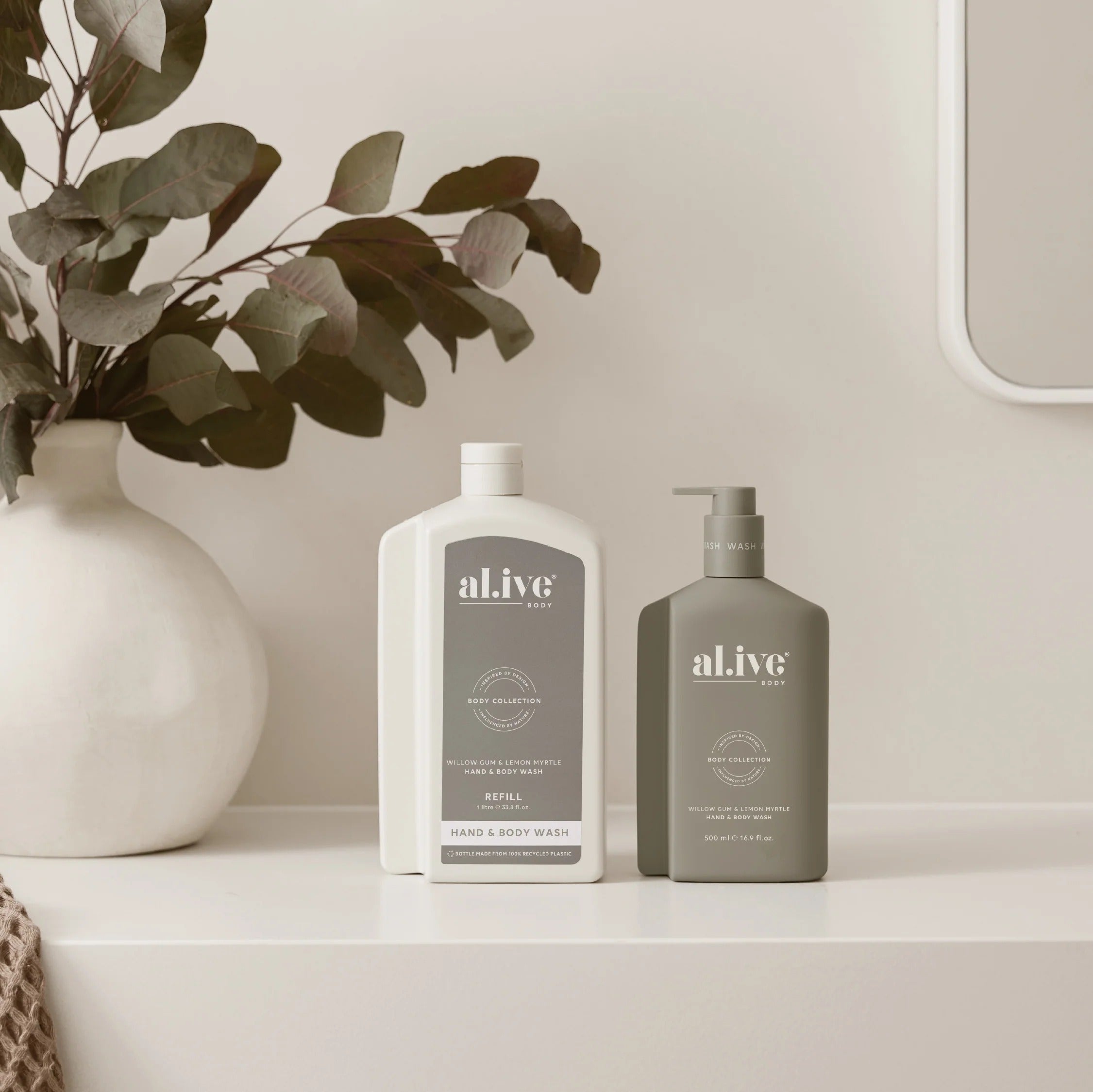 1 Ltr Wash Refill - Willow Gum & Lemon Myrtle