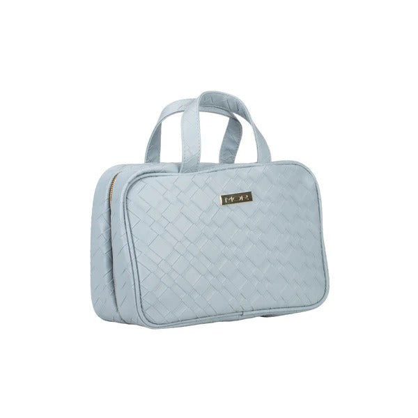 Destination Malta Hanging Fold-out Cosmetic Bag Woven Blue