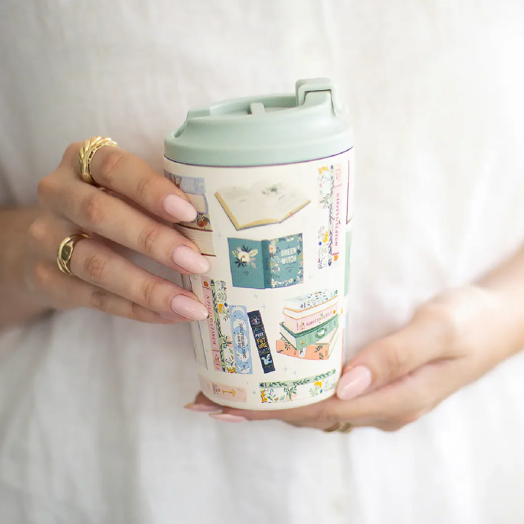 Forever Booked Insulated Coffee Cup