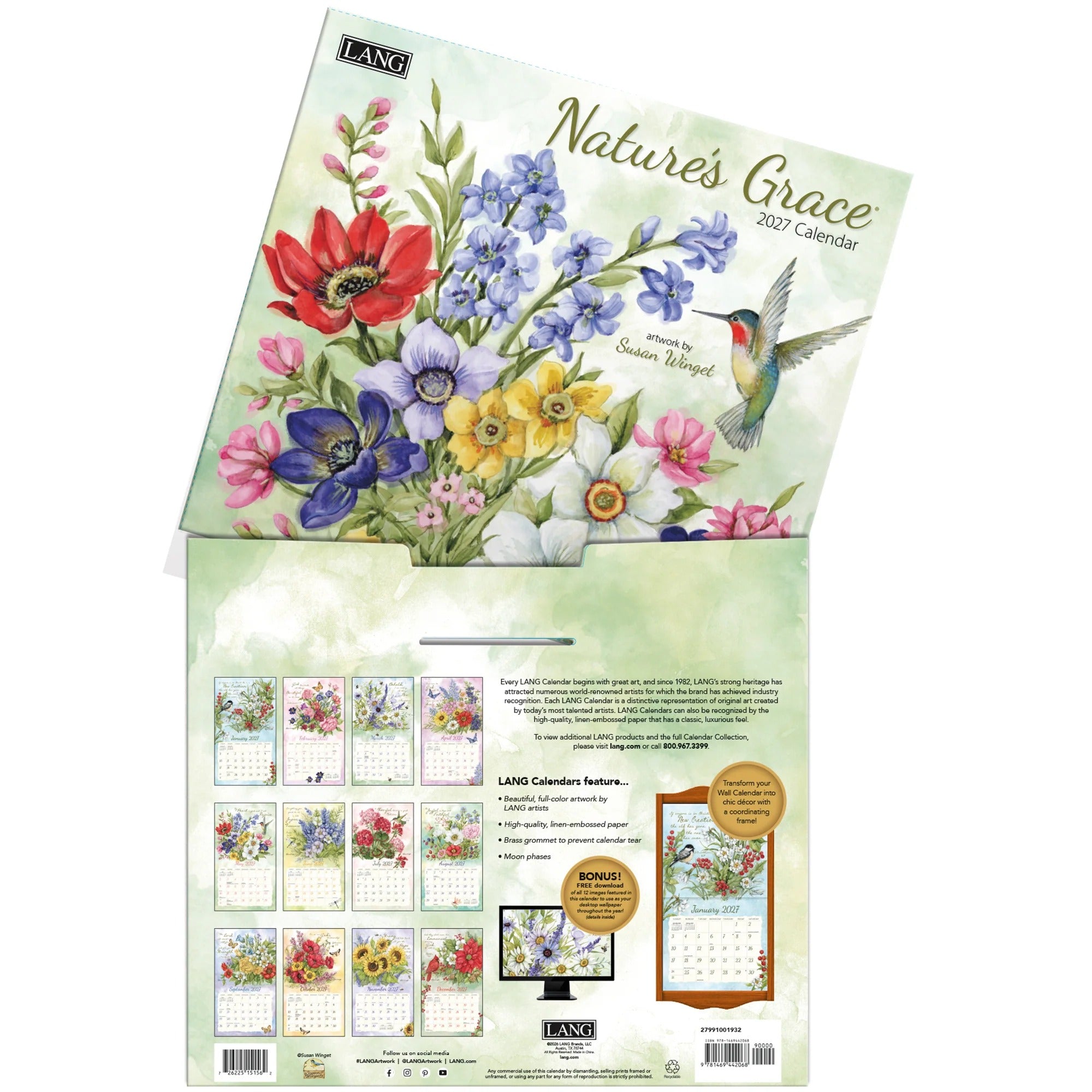 Natures Grace 2027 Calendar