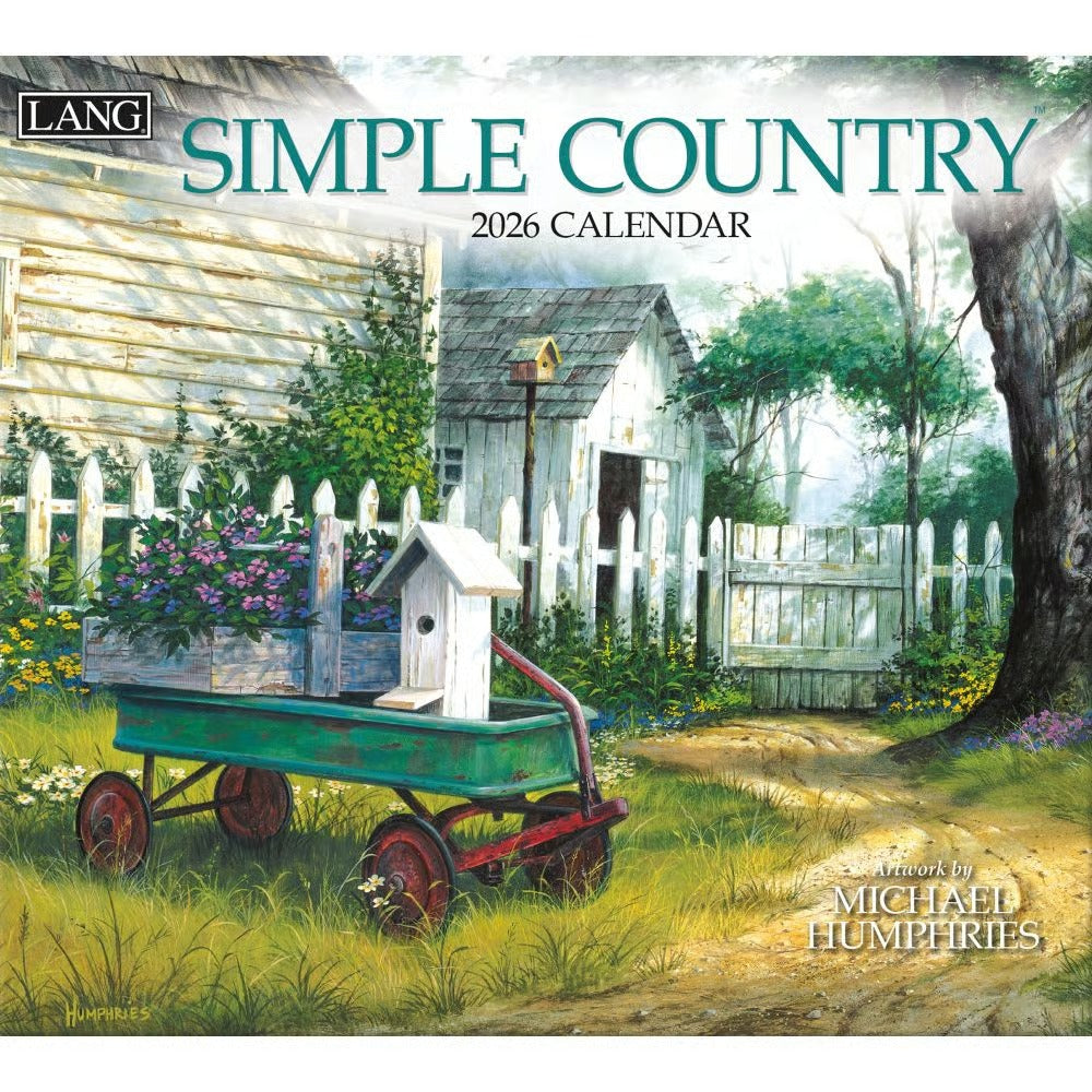 Simple Country Calendar 2026