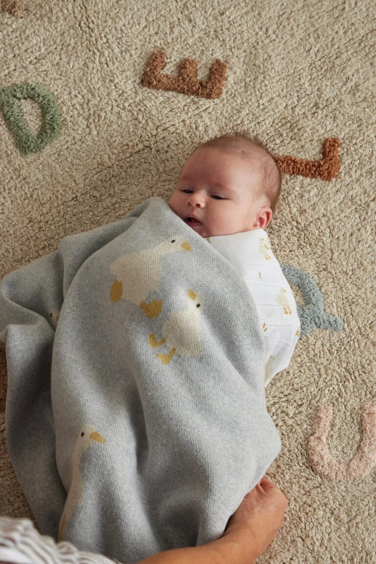 Wiggles Knitted Blanket