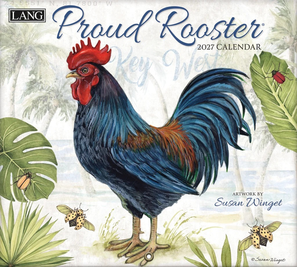 Proud Rooster 2027 Calendar